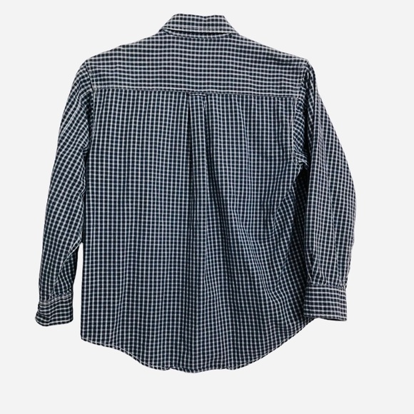 VTG 90s Warner Bros. Tazmanian Devil "Golf trapped again" Plaid Button Down S - Picture 3 of 5